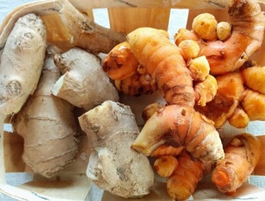 ginger and turmeric