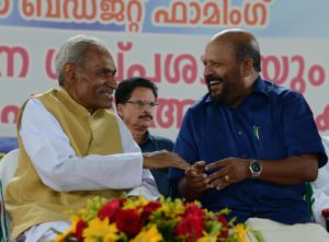 Suresh Palekar with minister V..S.SunilKumar